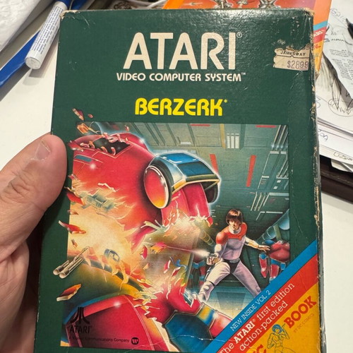 Atari Berzerk game used, sealed and complete