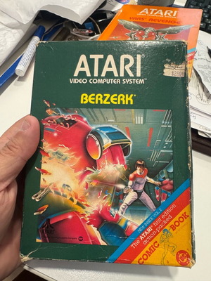 Atari Berzerk game used, sealed and complete