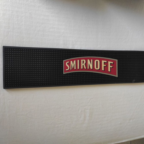 Smirnoff Vodka Bar Mat collectible, new