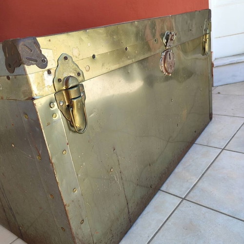 Vintage gold trunk