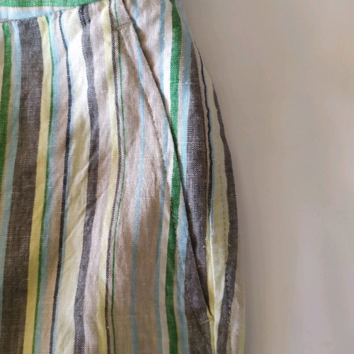 Mexx summer pants with stripes, like new, size L