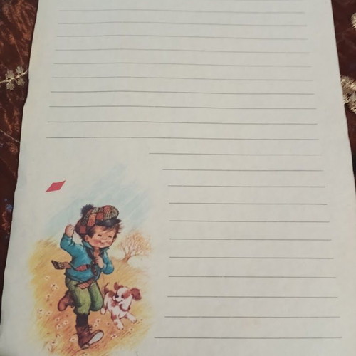 Mini pack of used letters from the 1980s