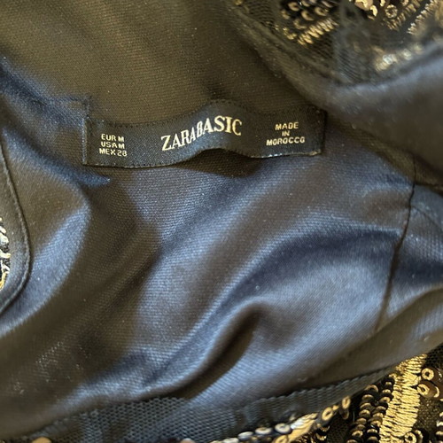 Zara cocktail dress like new with sequins multicolor size M