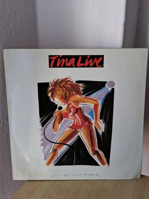 Tina Turner 2×33 RPM vinyl used, Tina live in Europe