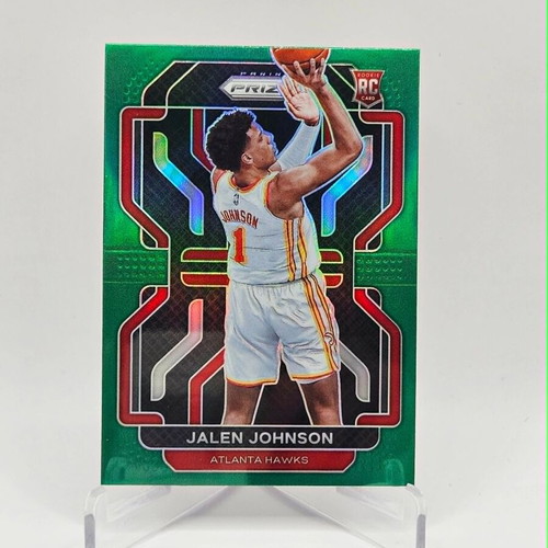 2021-22 Panini Prizm Jalen Johnson Green Rookie Card like new