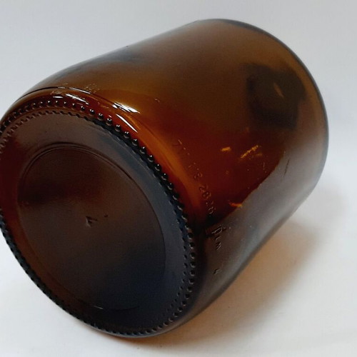Vintage Laboratory Bottle 1960s Amber Glass Like New