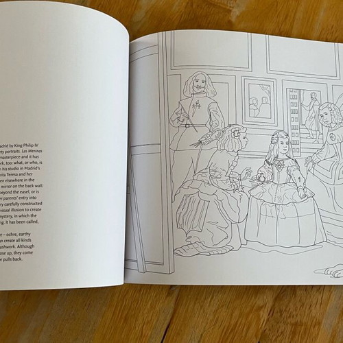 Great Paintings to Colour In like new