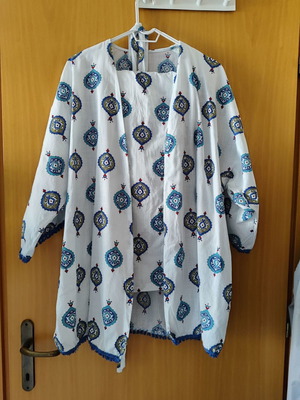Summer set pants-tunic new with belt medium