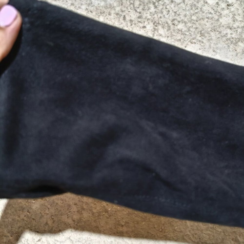 Voi & Noi suede boots size 37 used, sock style, black