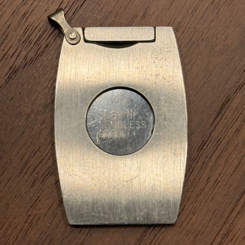 Cigar cutter used, stainless steel in very good condition