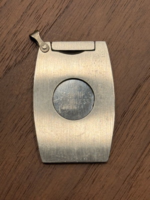 Cigar cutter used, stainless steel in very good condition