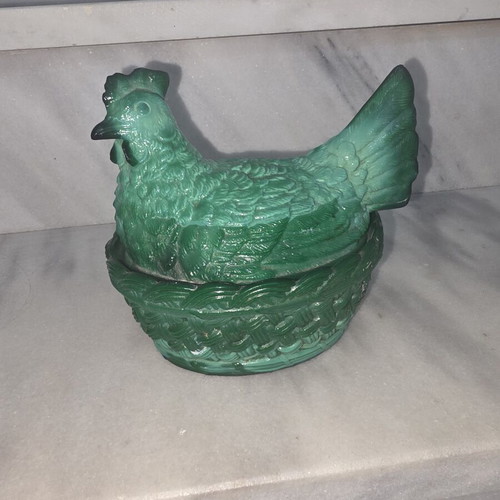Malachite decoration like new