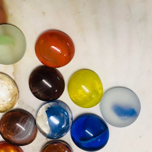 Pack of 15 glass cabochons for jewelry making new
