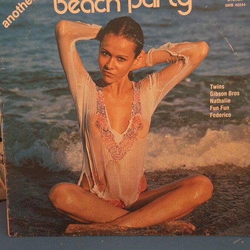 Another Beach Party vinyl record used, Italo-disco pop collection