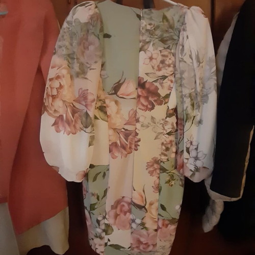 Rinascimento dress new, floral with unique sleeve, size M
