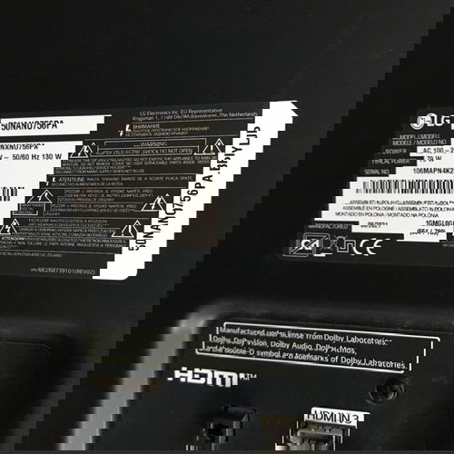 Μητρική Main Board LG 50NANO756PA EAX69462206 μεταχειρισμένη