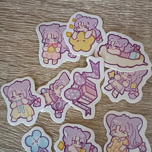 Scrapbook stickers used, cute