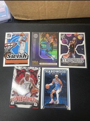 SGA Lot pack of 5 cards like new