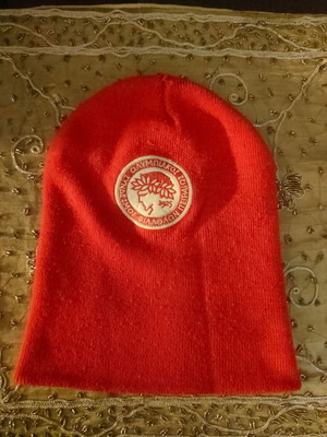 Olympiacos team beanie used, official replica