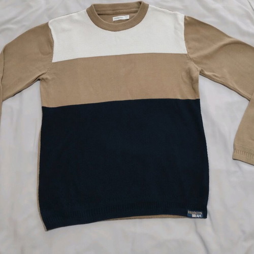 Orchestra pullover new without tag No 14 beige and blue