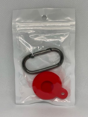 Θήκη σιλικόνης Sonique Soft Touch για Air Tag κόκκινη αχρησιμοποίητη