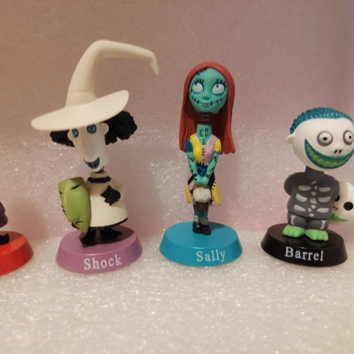 Jack Skellington and Sally collectible figure set like new