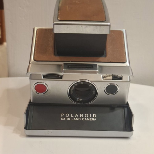 Polaroid SX-70 vintage camera used, 1972 model