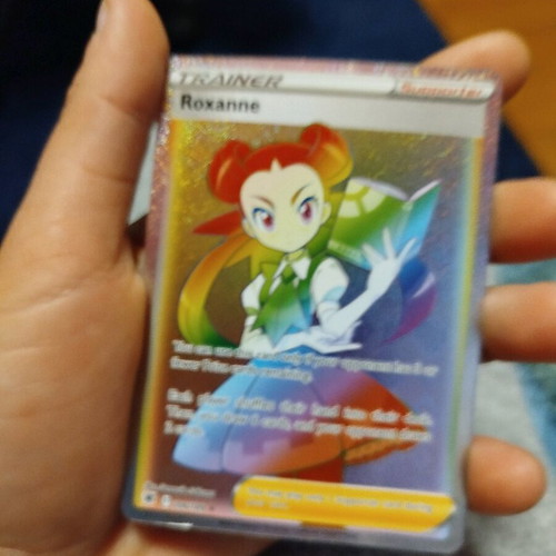 Roxanne Rainbow Pokémon Card new