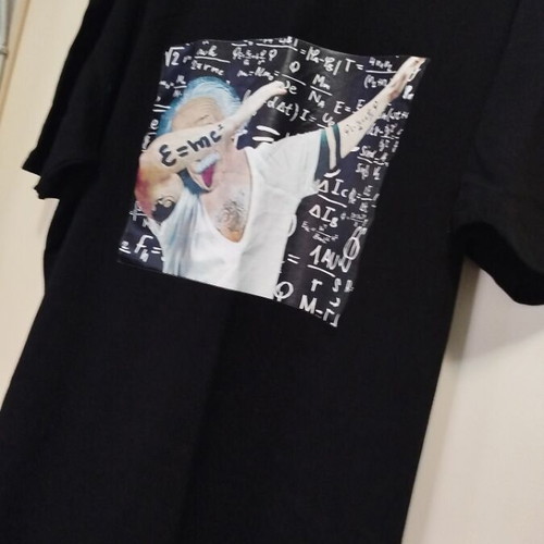 Makó T-shirt like new with humorous Einstein print unisex XL