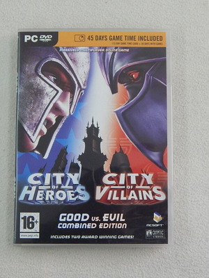 Games PC DVD City of Heroes - City of Villains like new