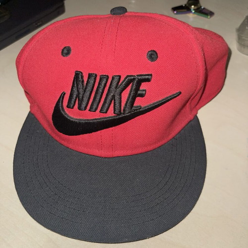 Nike cap, unisex, one size, black and red
