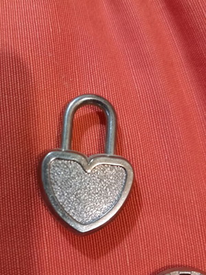 Vintage padlock used, 90s with 2 keys
