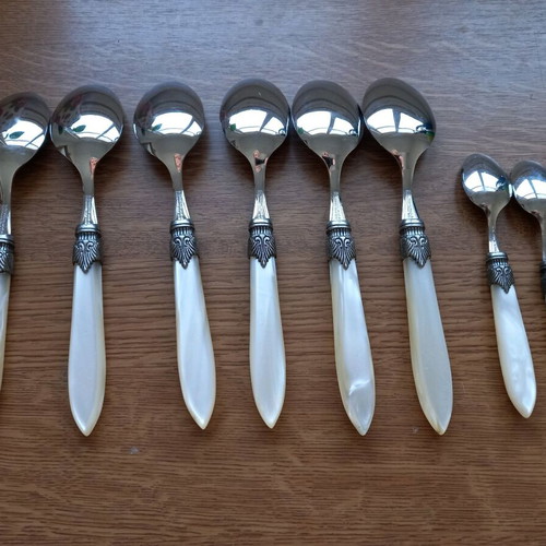 Casa Bugatti Oxford Old-silver Cutlery Set for 6 People like new