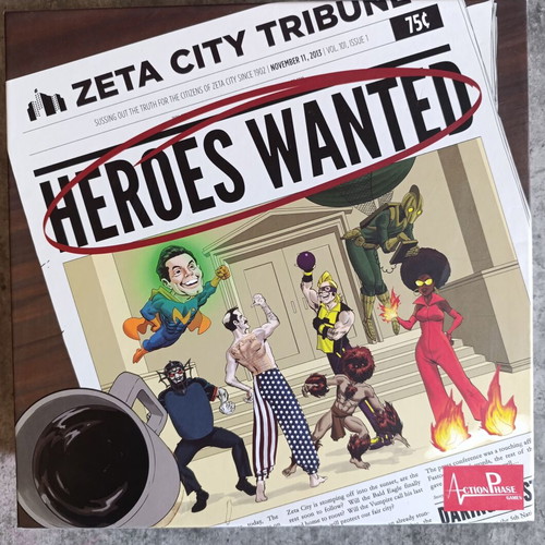Heroes Wanted board game used