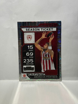 2025-26 Panini Contenders Euroleague Georgios Printezis #73 new