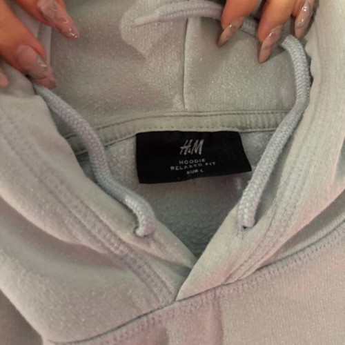 H&M sweatshirt light blue like new, slim fit, size L