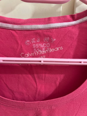 Calvin Klein blouse used, pink, size M