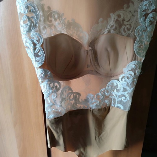 Wedding dress handmade like new, lace skirt and top with bodysuit