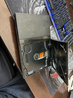 PlayStation 2 Slim used, console with non-working disc drive