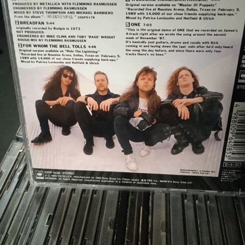 Metallica One EP used, rare Japanese edition