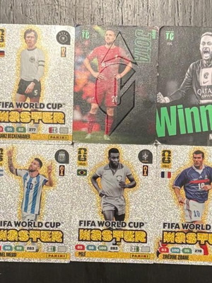 Panini World Cup Master & Top Class collectible cards set, like new