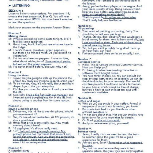 LRN B2 Practice Tests Teacher's Book like new, English