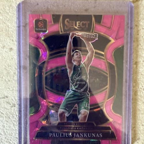 Paulius Jankunas 2025-2026 Panini Euroleague Select numbered card 05/25