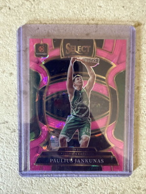Paulius Jankunas 2025-2026 Panini Euroleague Select numbered card 05/25