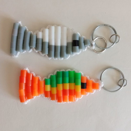 Handmade unique keychains set of two