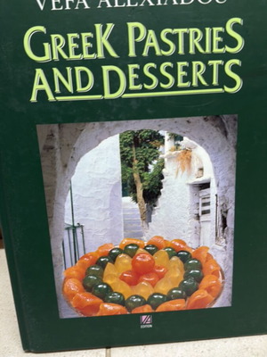 Vefa Alexiadou Greek Pastries and Desserts book like new in English