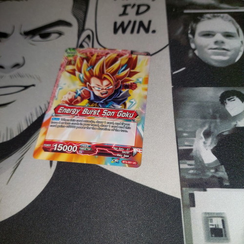 Energy Burst Son Goku card like new