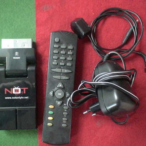 DVB-T digital decoder NOTLV6TSCART4SD used, Scart NotOnlyTV