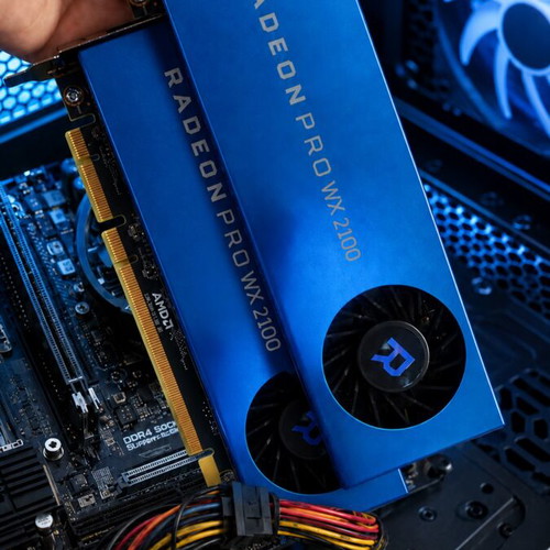 AMD Radeon Pro WX 2100 graphics cards, new, pack of 2