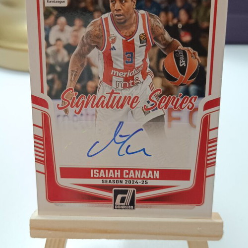 Isaiah Canaan Panini Euroleague Donruss Signature Series card like new